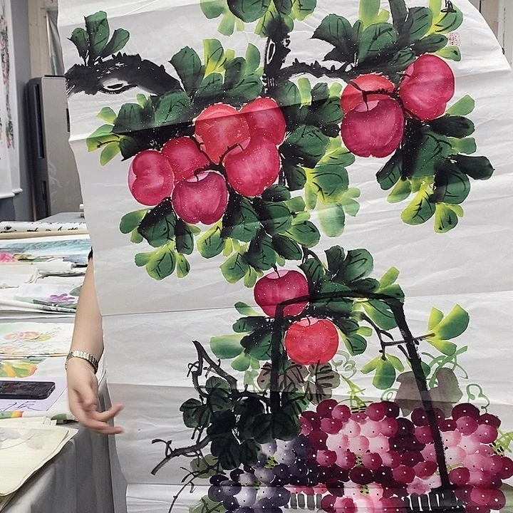 国画国画作品手绘
