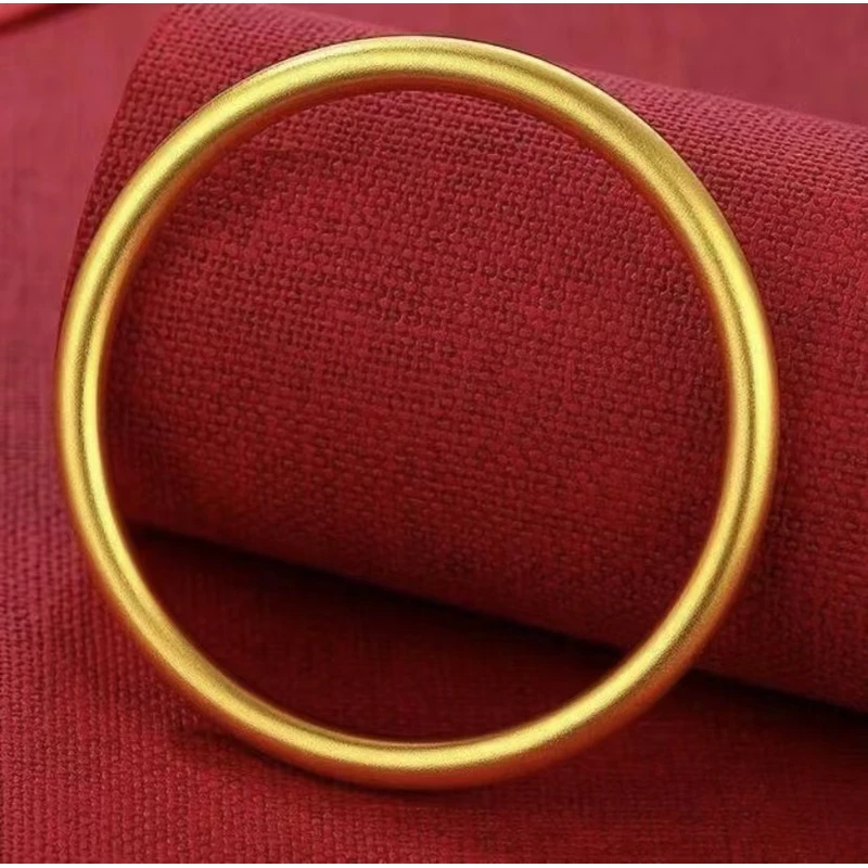 铜合金手镯 （5N古法传承手镯）磨砂简约百搭时尚经典