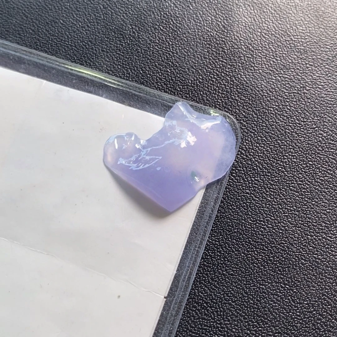 定制翡翠未镶嵌冰种 仙紫 满色镶嵌款珠宝件