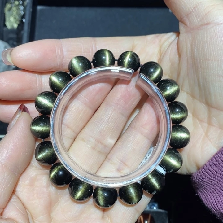 黑曜岩手链未镶嵌用****9