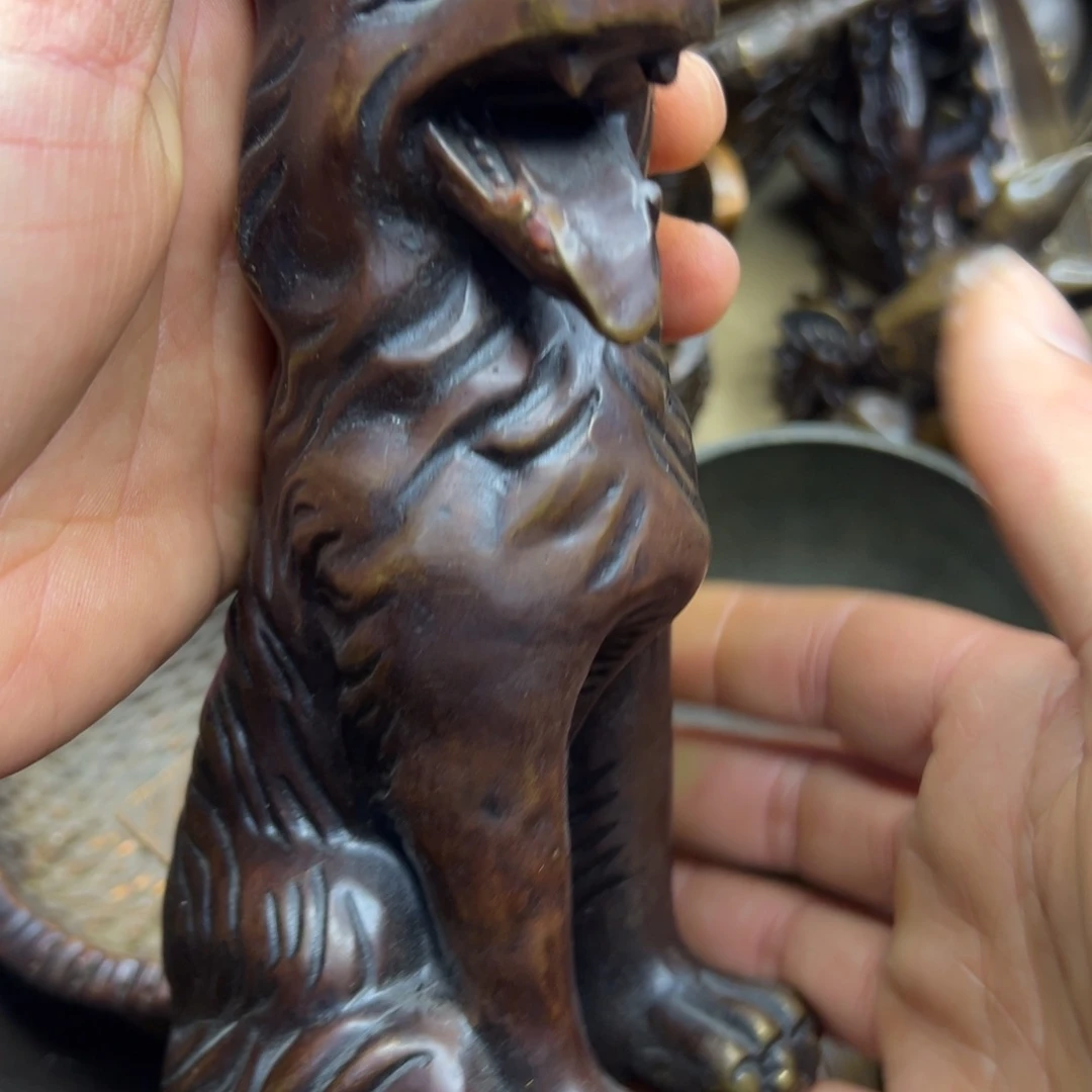 铜摆件欢迎欢迎你