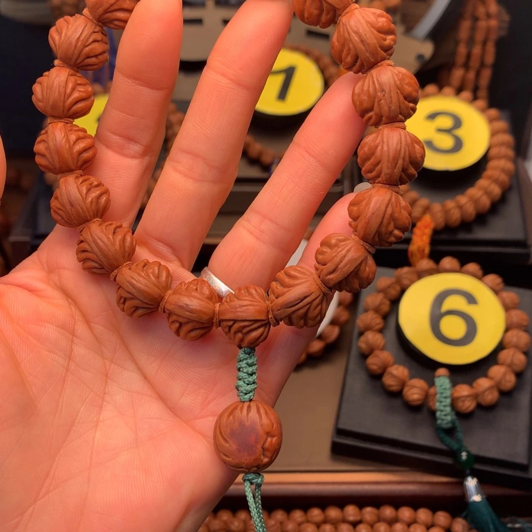 桃核手串人**戏野生红魔弹力绳穿15备云装袋子19颗