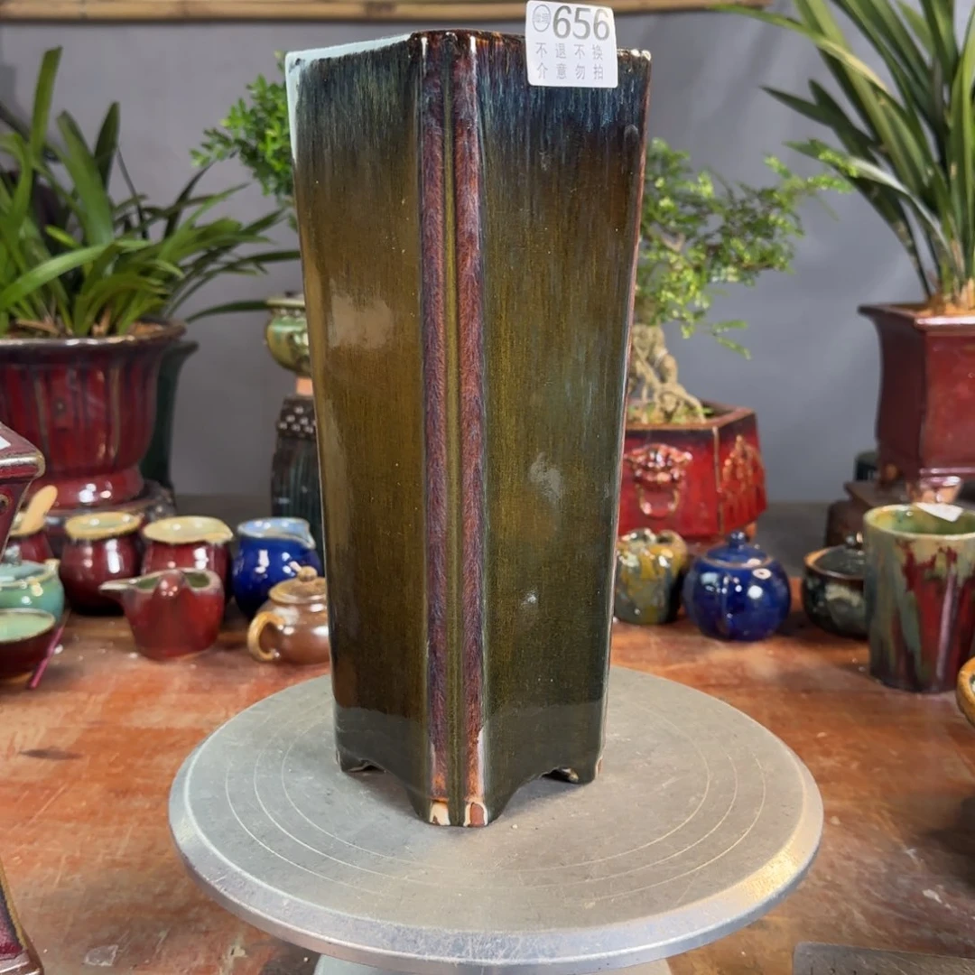 紫砂花盆墨****2656微瑕疵品