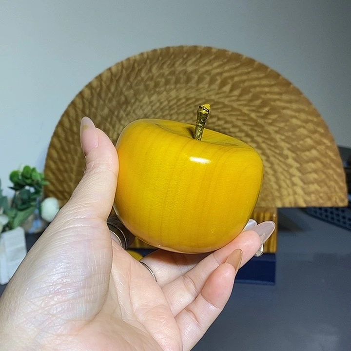 楠木楠木苹果手把件