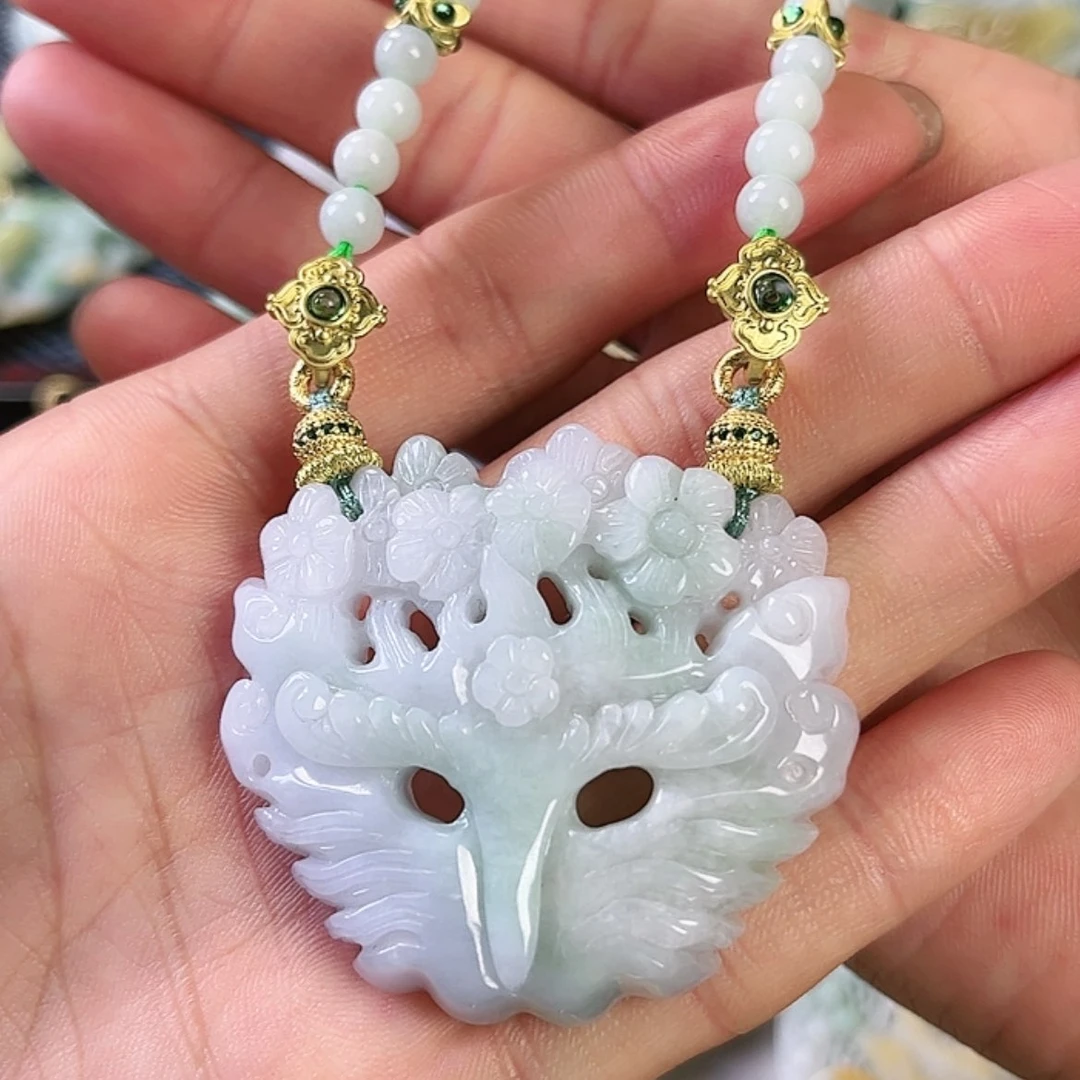 【闪购商品】翡翠颈饰未镶嵌挂件