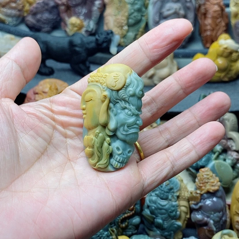 【闪购商品】定制石英质玉手把件未镶嵌