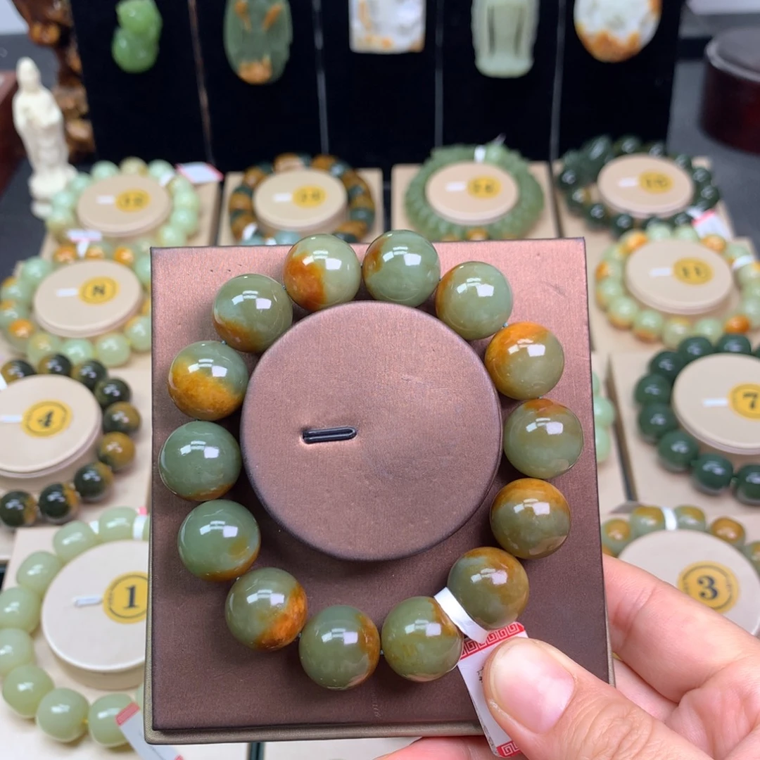 和田玉未镶嵌手链