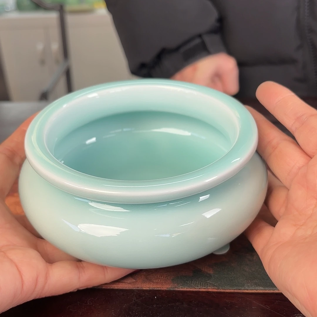 龙泉云间青瓷小米茶器