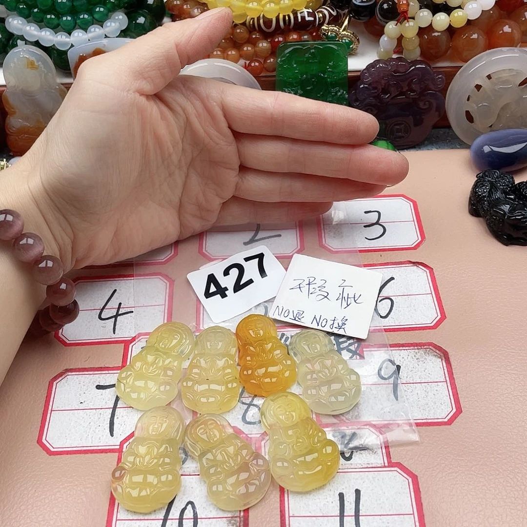 合金颈饰玛瑙/玉髓S****～