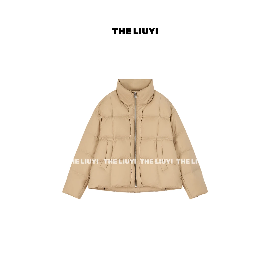 【LIUYI】软欧包~90白鸭绒冬季保暖立领羽绒服59268