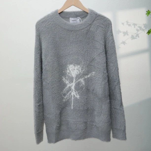 买手店秋冬情侣毛绒软糯套头毛衣93343-G9-13