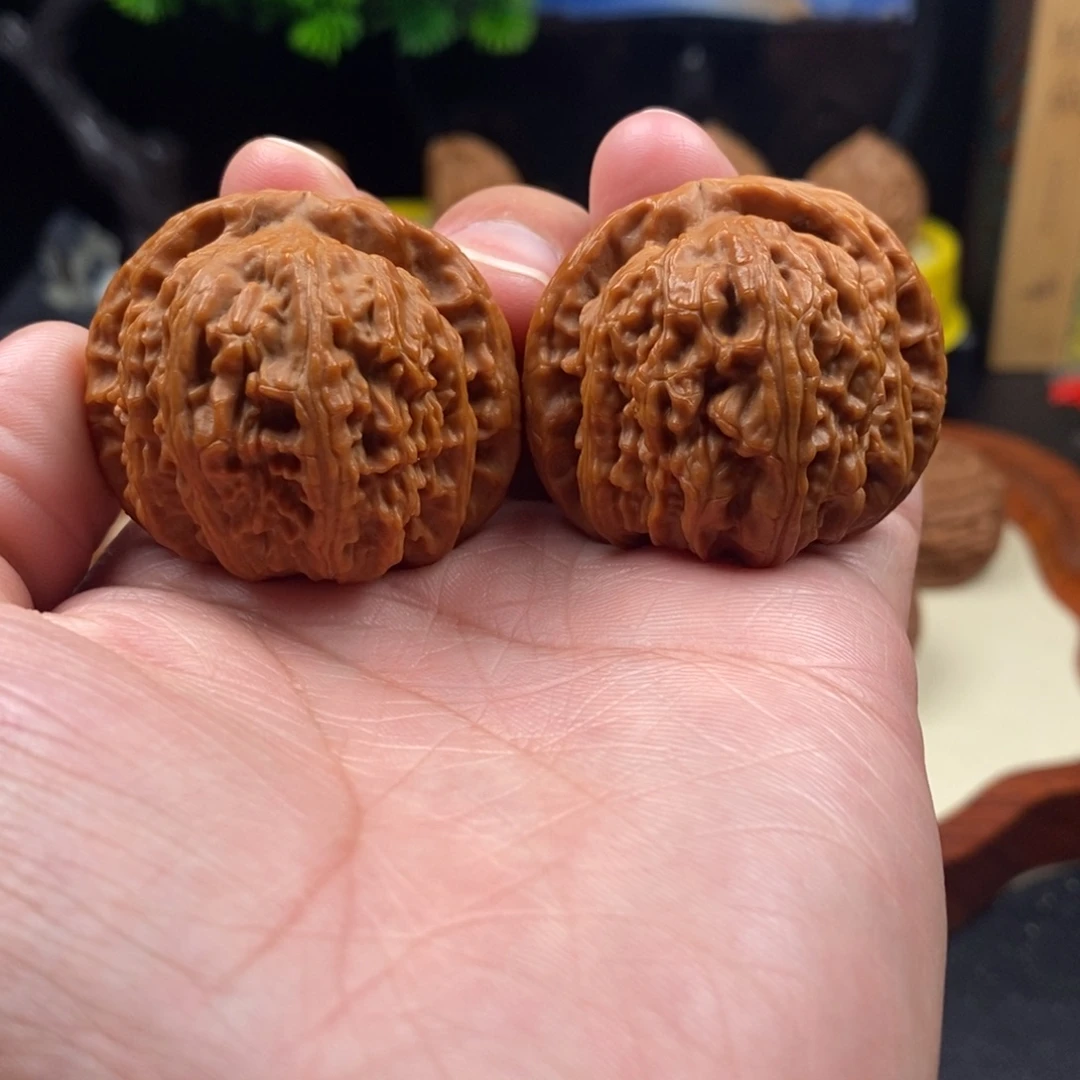 文玩核桃把件全品闷白41