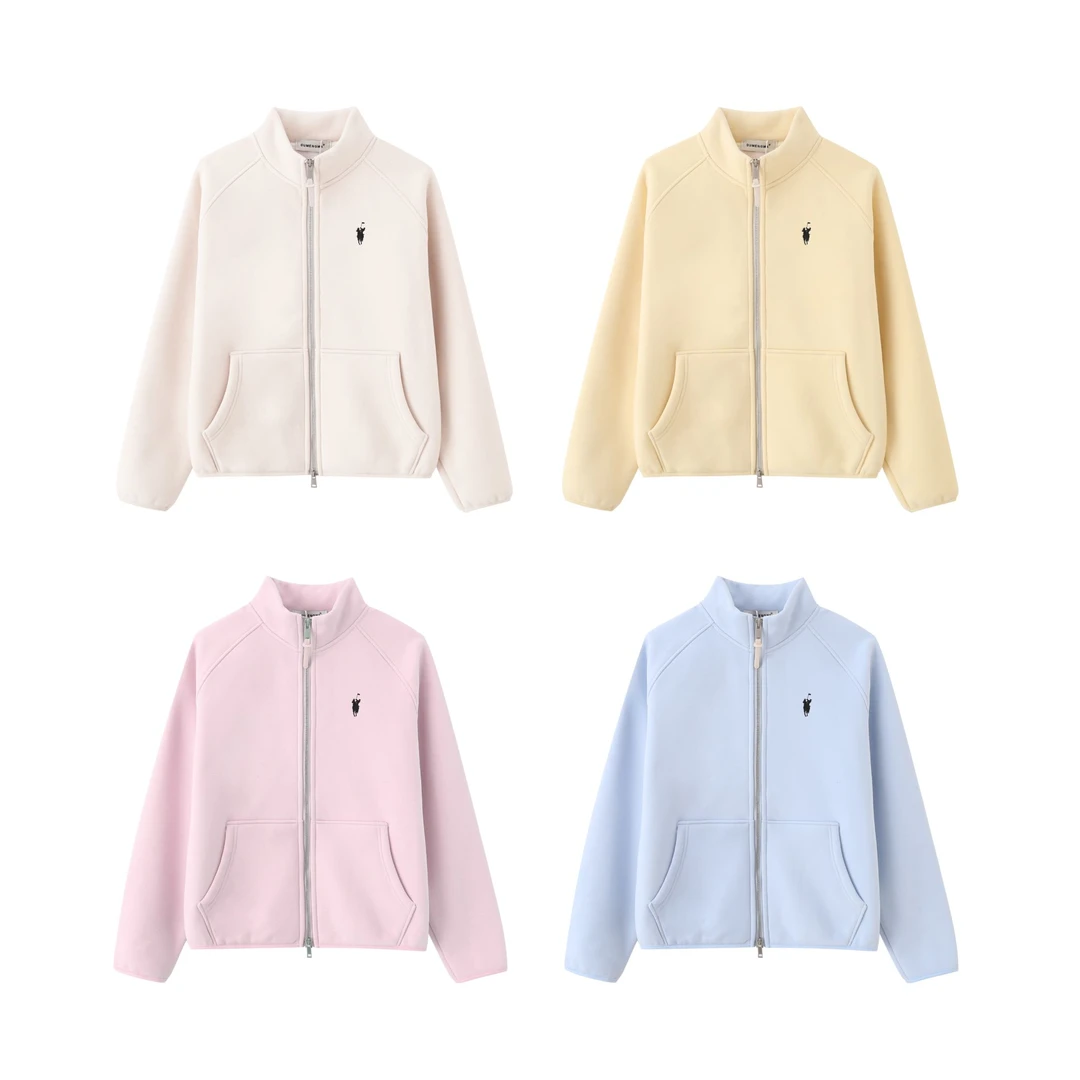 POLODONGFANG【谢小满专属】时尚休闲宽松开衫绒短款外套XJ-1009