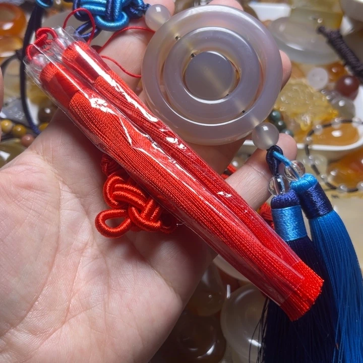 玛瑙/玉髓颈饰未镶嵌一***鹤5529