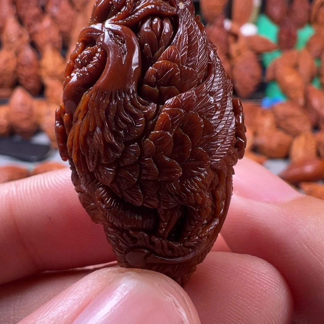 橄榄核手串/手链风穿牡丹