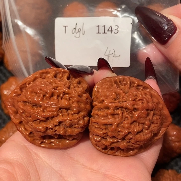 文玩核桃吊坠官帽42