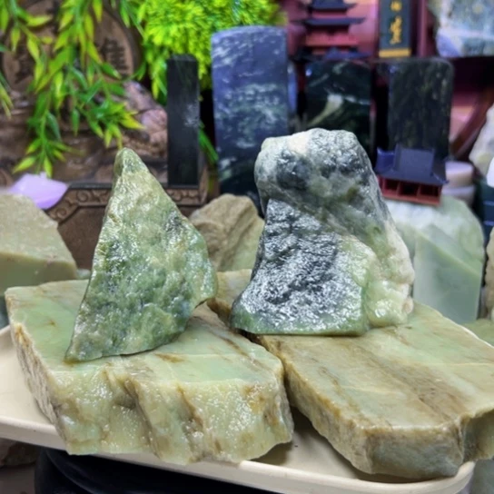 真***如和田玉（黄玉）未镶嵌挂件