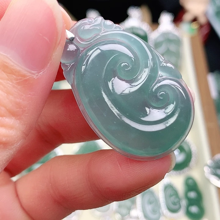 颈饰未镶嵌翡翠吊坠