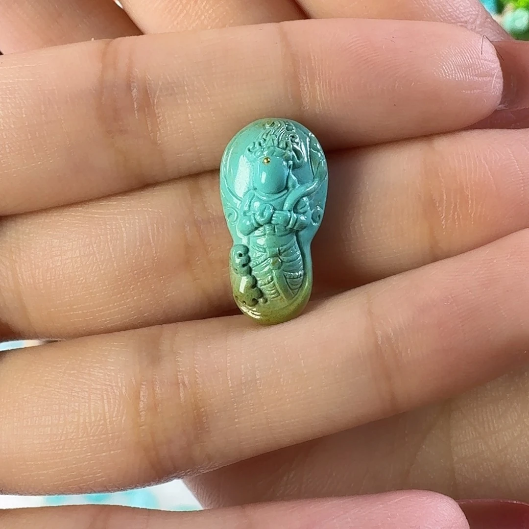 এ***࿐绿松石未镶嵌吊坠(不含链)