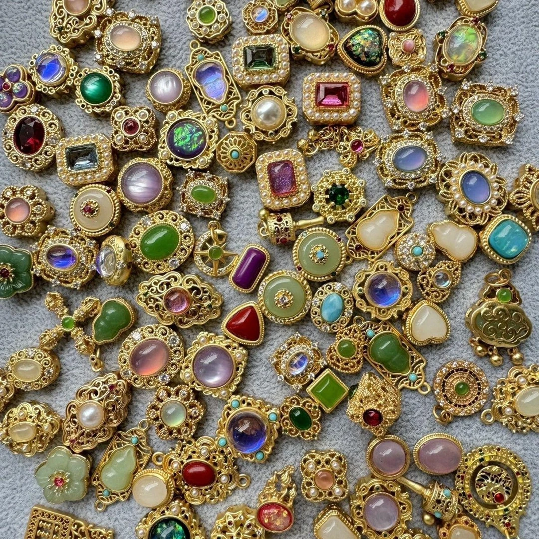 吊坠饰品阳绿浅绿精品配件半成品