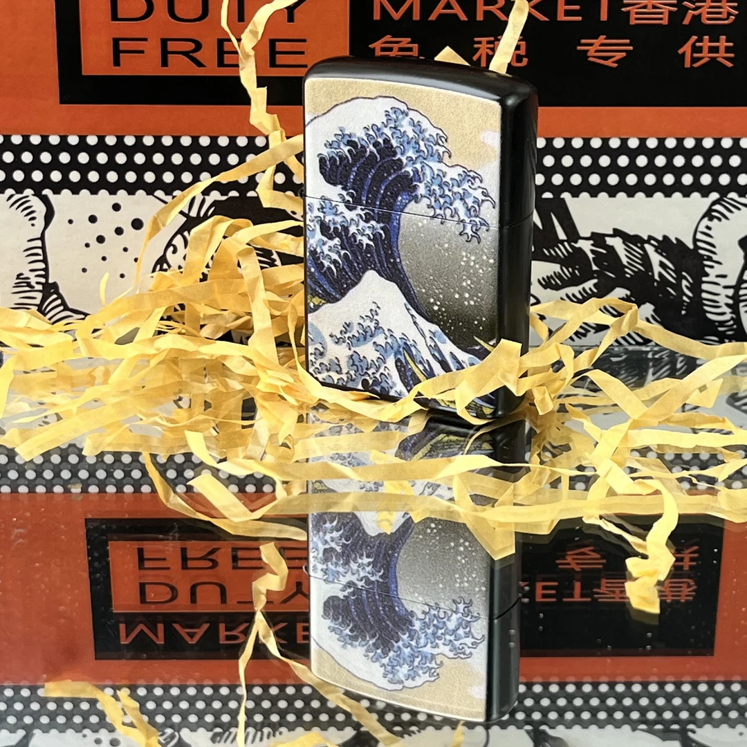 彩印机浪花煤油打火机
