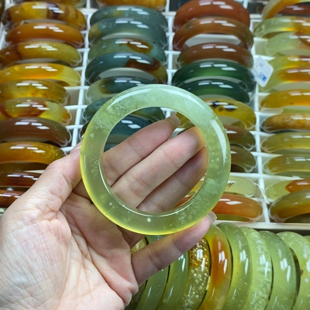 未镶嵌蛇纹石玉手镯56