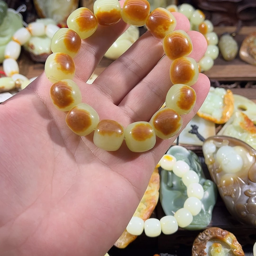 手链未镶嵌透闪石质玉