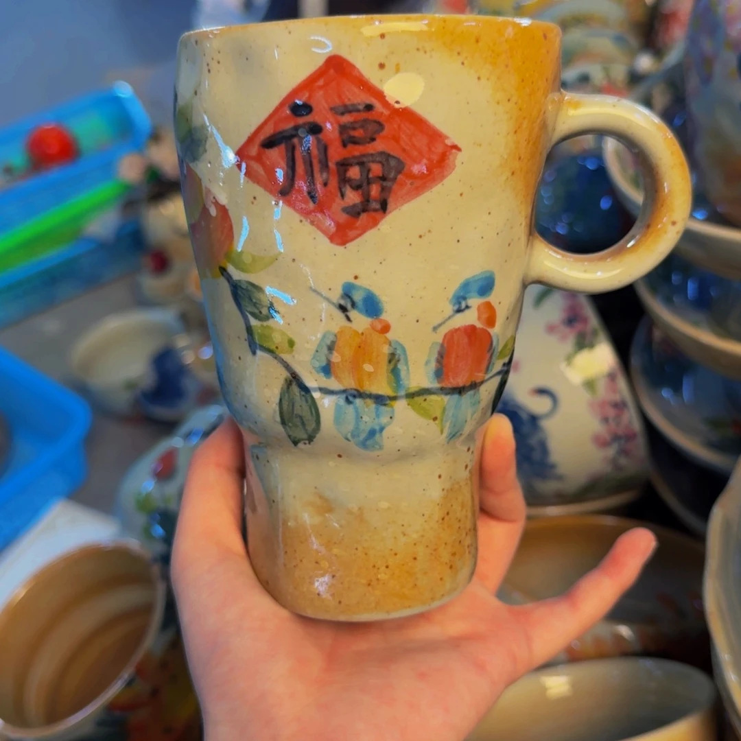 瓷片景德镇陶瓷手工手绘