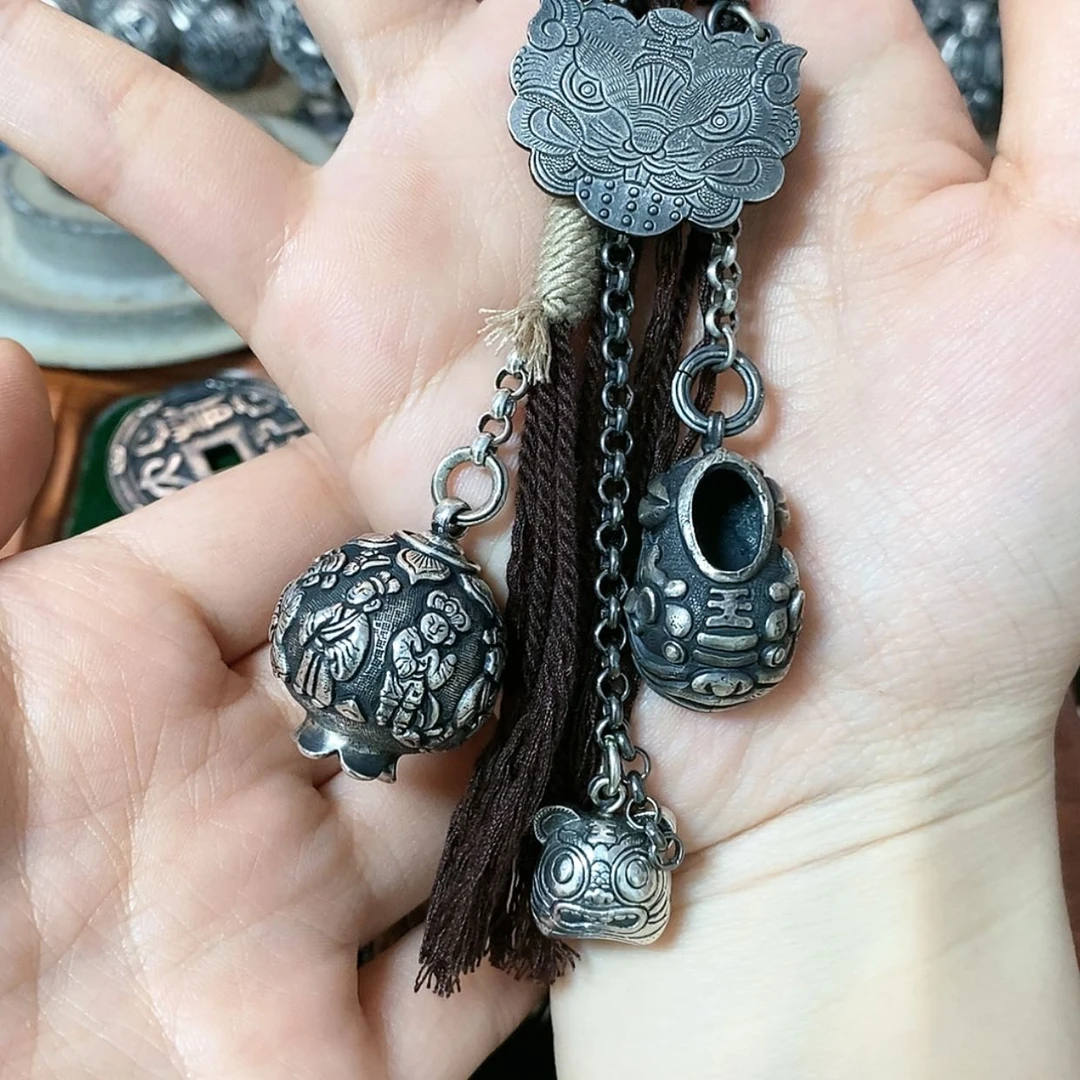 【闪购商品】橄榄核手串/手链复古足银990