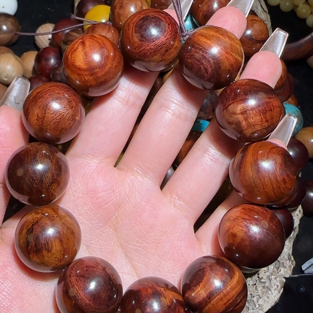 黄花梨/降香黄檀手串/手链微水波微留疤2.0