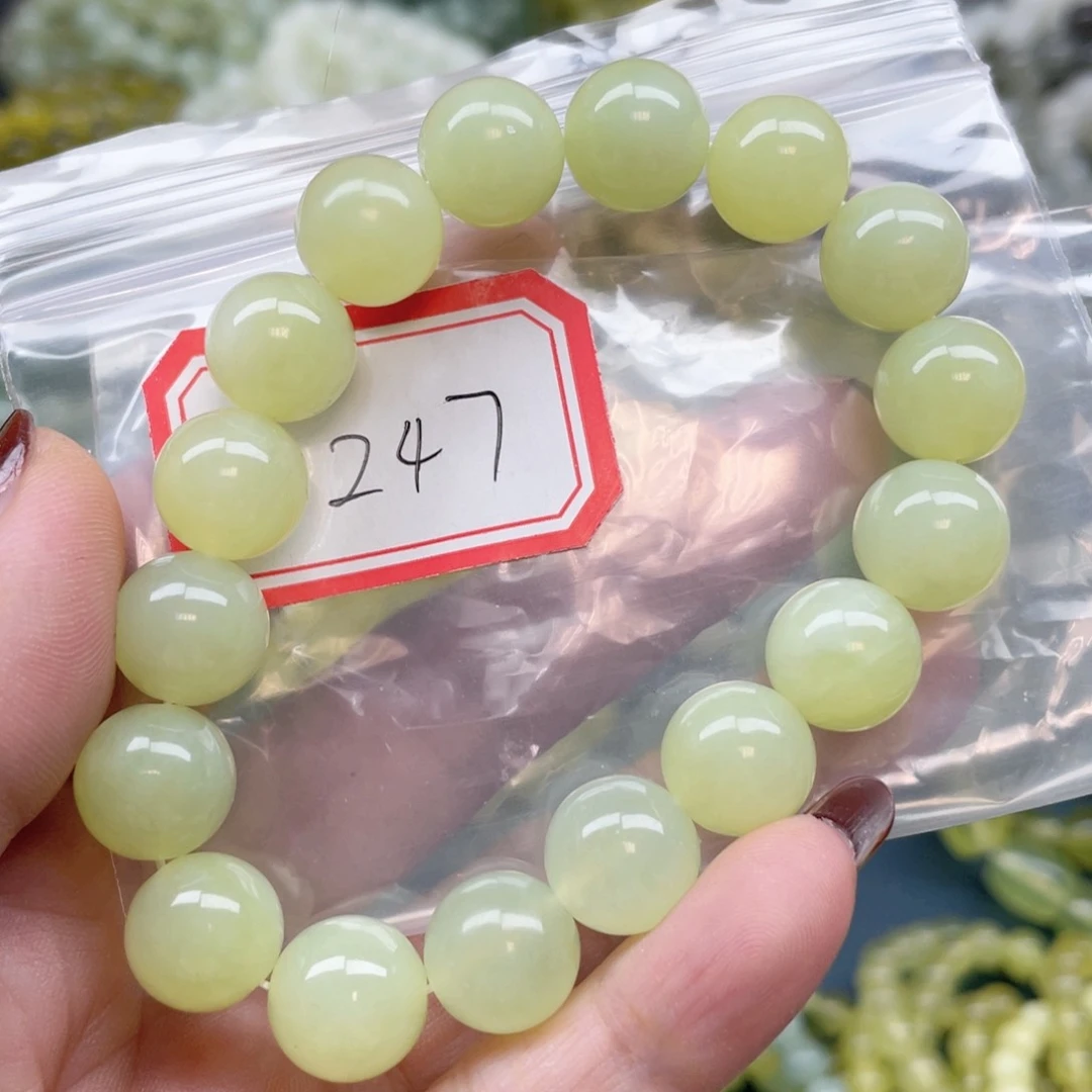 未镶嵌蛇纹石玉手串