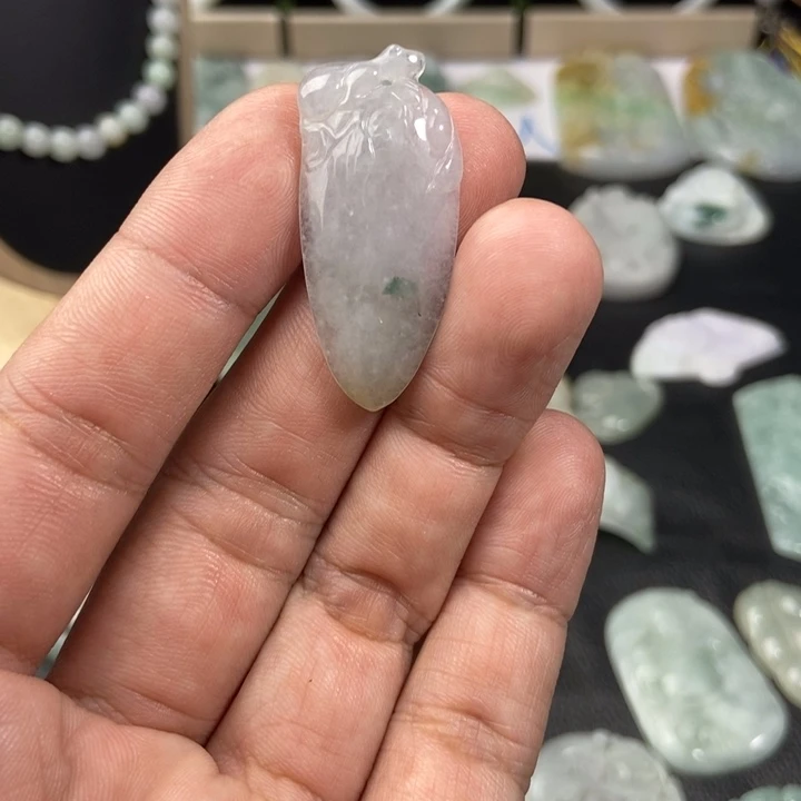 翡翠未镶嵌挂件挂件