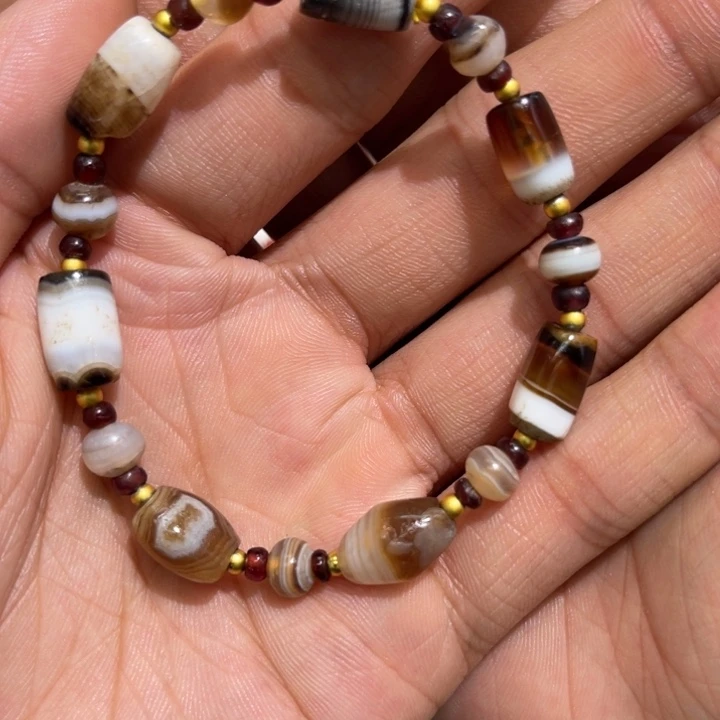 玛瑙/玉髓未镶嵌手链