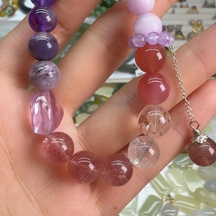 兰***海水晶未镶嵌手链水晶