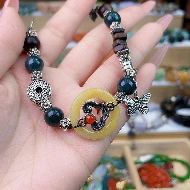 翡翠未镶嵌手链手链