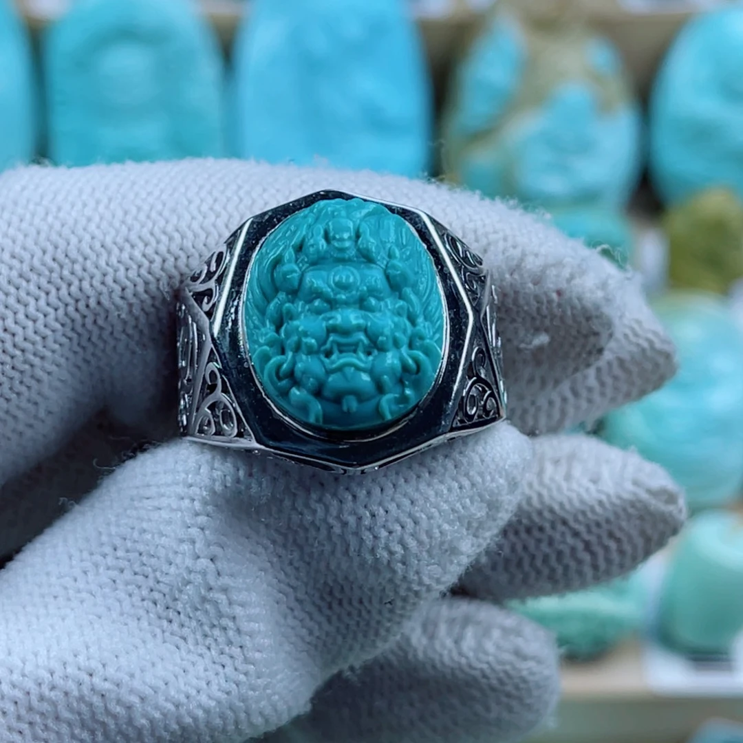 绿松石未镶嵌珠宝奇石