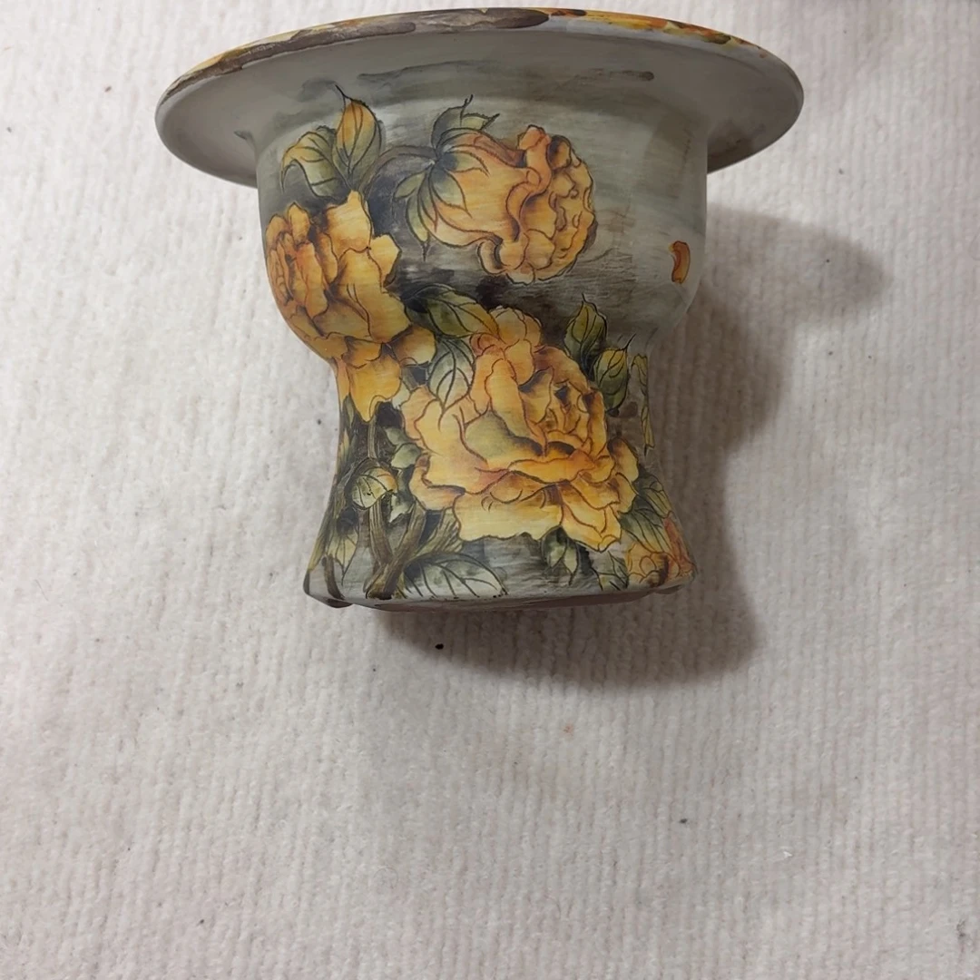 彩***云花盆紫砂陶瓷多肉花盆瑕疵