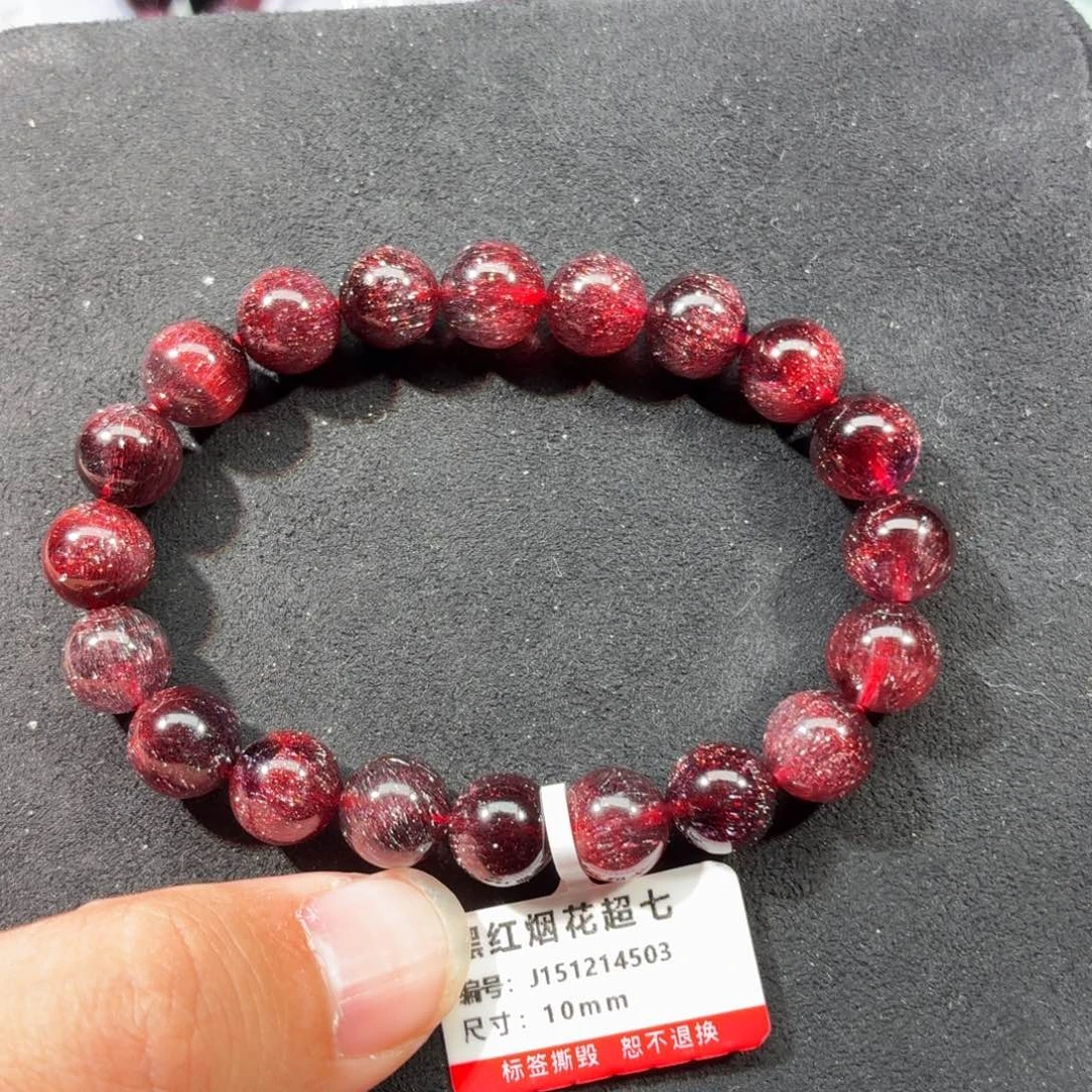 手链水晶未镶嵌黑红超七