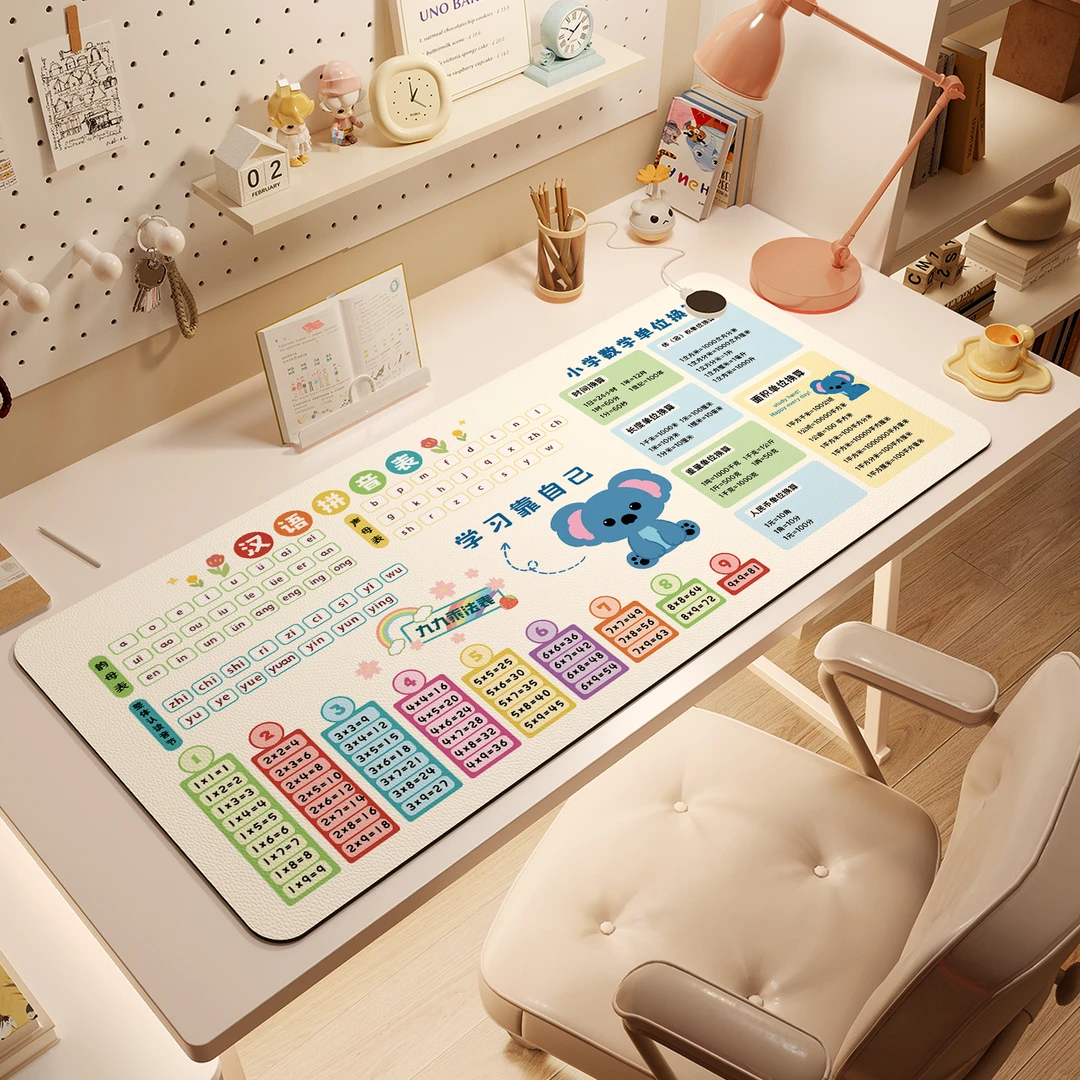 儿童学习加热桌垫书桌学生冬天暖手垫写字台办公室超大发热鼠标垫