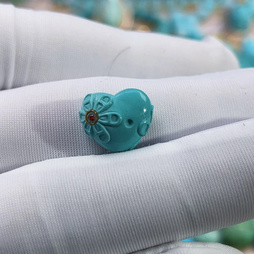 绿松石珠宝奇石未镶嵌小*天