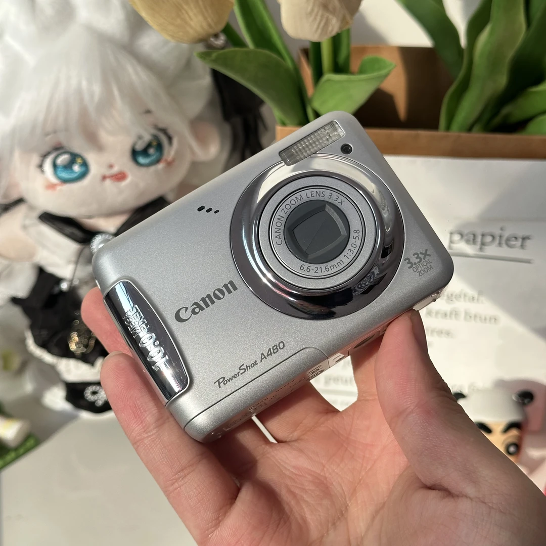 9新 Canon/佳能 佳能a480人像神器冷白皮五号电池供电