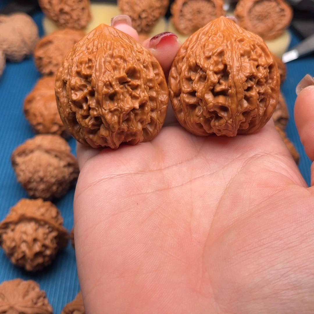 吊坠桃核43大沽石文玩核桃