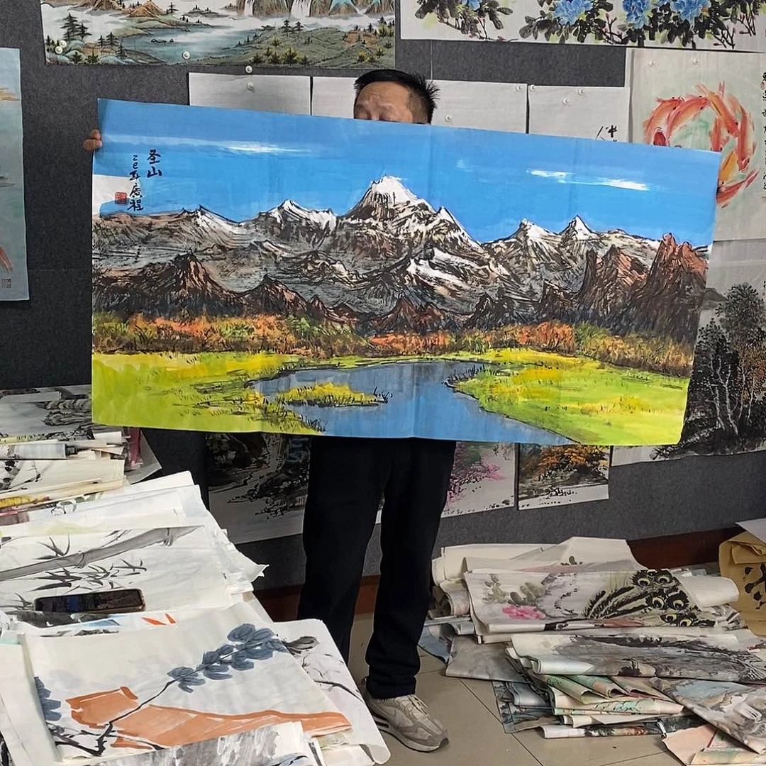 国画手写手绘国会作品48