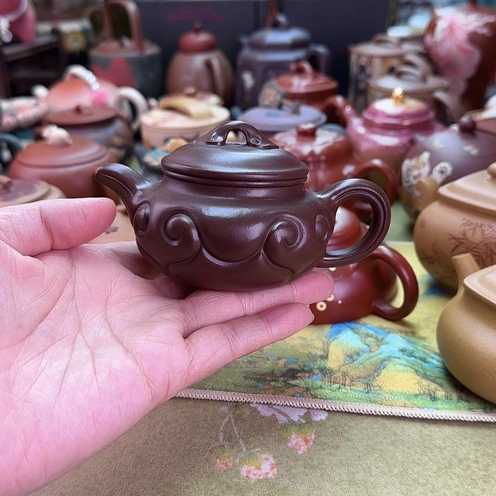 茶壶紫砂仿古如意