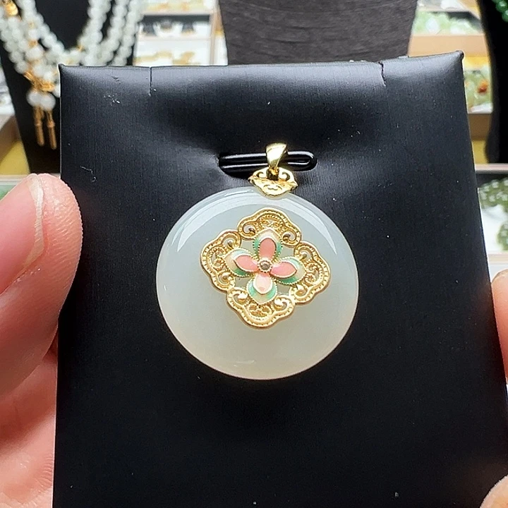 手链未镶嵌和田玉忘*草和田玉