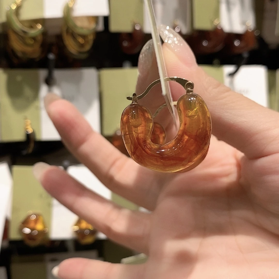 铜合金925银美拉德耳扣圈