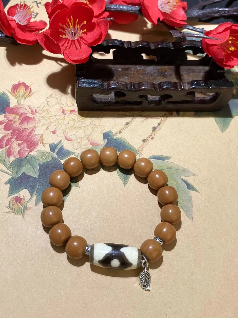 （坦城三）猴头玛瑙手串F1220