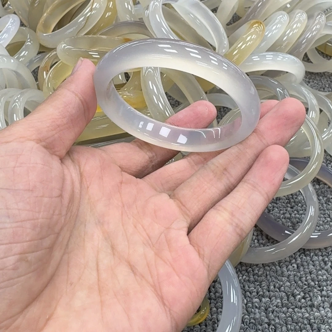 流****玛瑙/玉髓未镶嵌手镯01