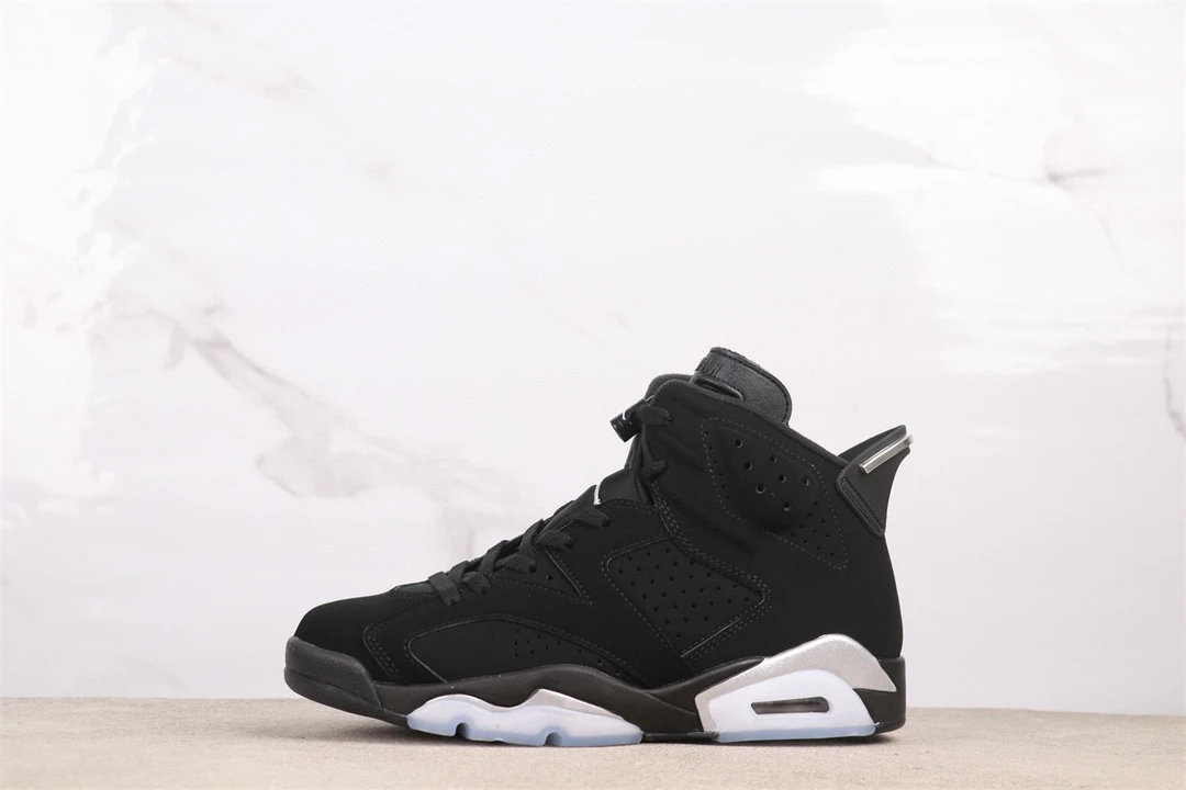 AJ6高帮黑银男鞋运动鞋篮球鞋男子透气户外减震跑步鞋百搭休闲