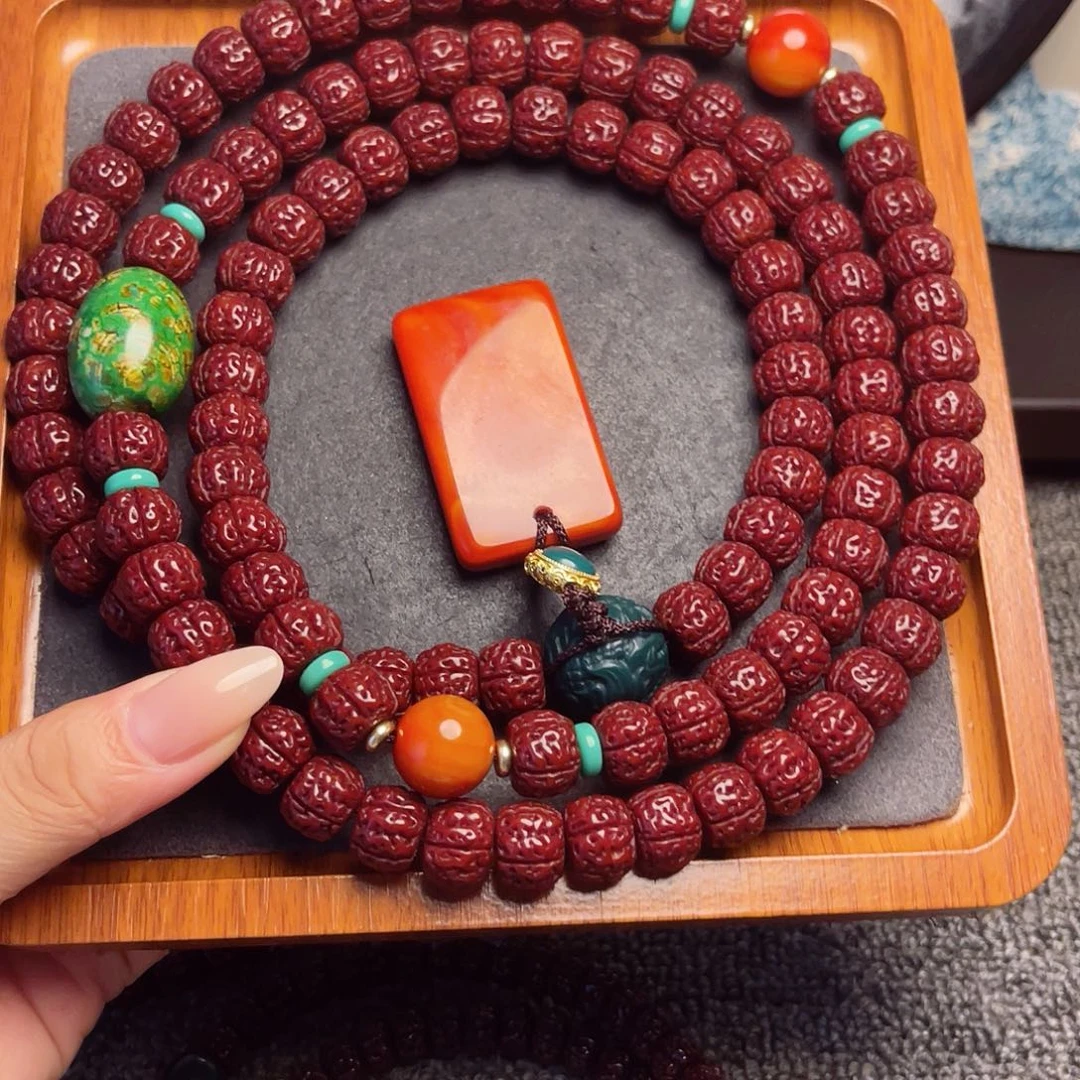 飞***少吊坠金刚菩提藏式直切一代龙